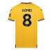 Wolves Joao Gomes #8 Hjemmedrakt 2023-24 Korte ermer